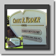 Dr Craig Yoder Sign