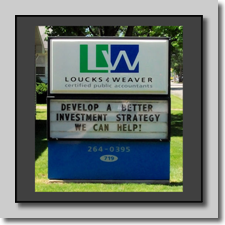 Loucks and Weaver Sign